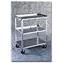 Utility Carts, Stainless Steel, Angle Leg, Medium Size