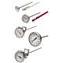 Thermometers, Dial, Bi-metallic, 50mm