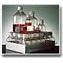 NALGENE&reg; 2019 Sterile Square Media Bottles, PETG (polyethylene terephthalate copolyester); white high-density polyethylene screw closure