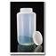 2120 Large Wide-Mouth Bottles, high-density polyethylene; white polypropylene screw closure, NALGENE&reg;