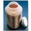 2123 Large Wide-Mouth Square Bottle, high-density polyethylene; white polypropylene screw closure, NALGENE&reg;