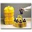 6505 Safety Half-Liter Bottle Carrier, linear low-density polyethylene, NALGENE&reg;