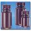 NALGENE&reg; DS2185 Wide-Mouth Sample Bottles, amber high-density polyethylene, amber polypropylene screw closure