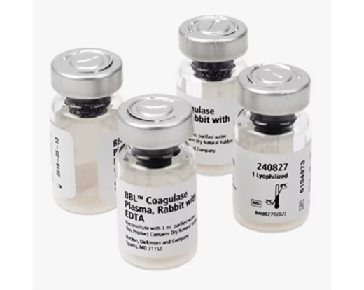 Vial Coagulase Plasma Rabbit, Media, Prepared Media