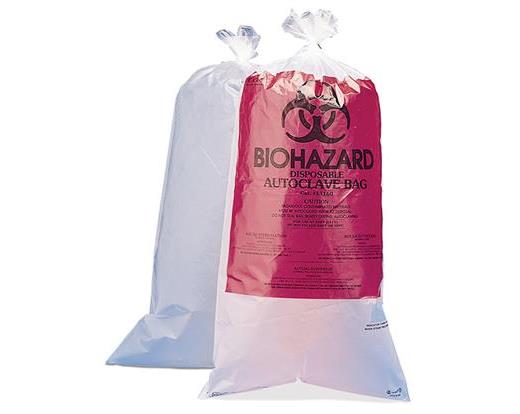 Biohazard Disposal Bags, Translucent