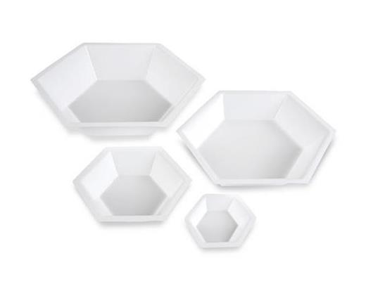 Plastic Hexagonal Dishes