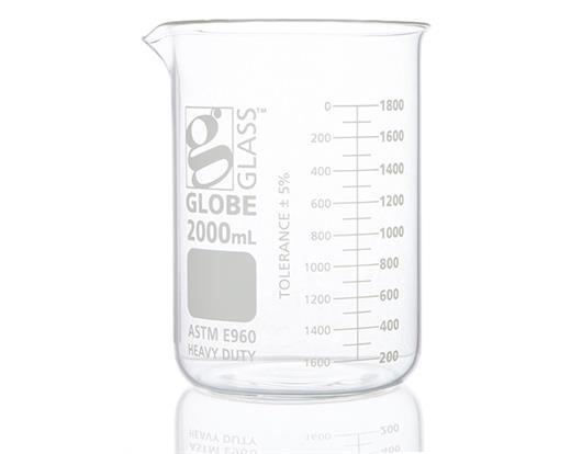 Globe Glass Griffin Style Beakers - Heavy Duty