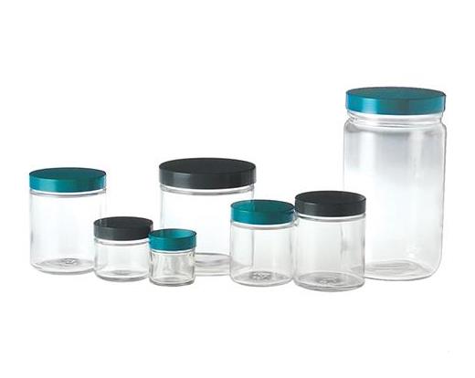 Bottle, Clear, Straight Sided Round