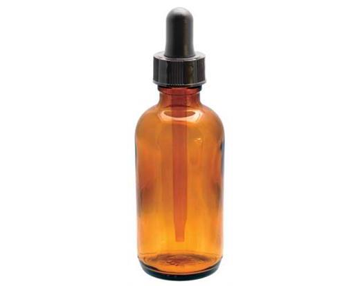 Plastic Amber Dropping Bottle with Dropper