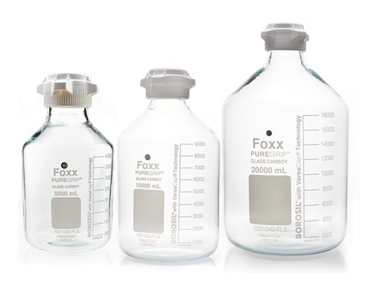 PureGrip Clear Glass Carboys