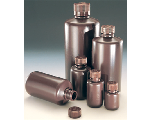 NALGENE 2004 Amber Narrow-Mouth Bottles