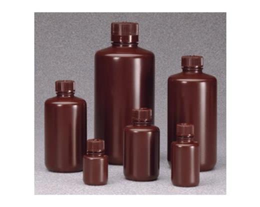Opaque Amber HDPE Bottles