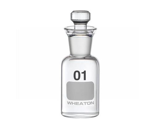 60mL B.O.D. Bottles, Glass Robotic Stopper DWK Wheaton