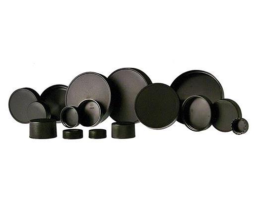 Black Unlined Polypropylene Caps