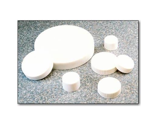 White PP LDPE Foam lined Caps