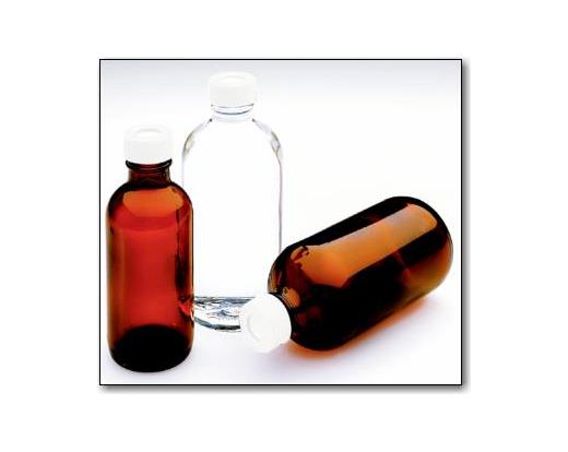 Narrow-mouth Glass Septa Bottle