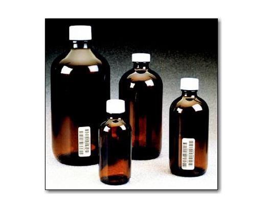 Amber Glass Narrow-mouth Boston Round Bottles