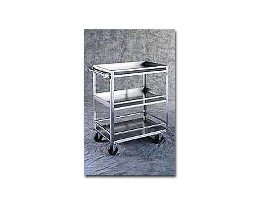 Utility Carts, Stainless Steel, with Guard Rails