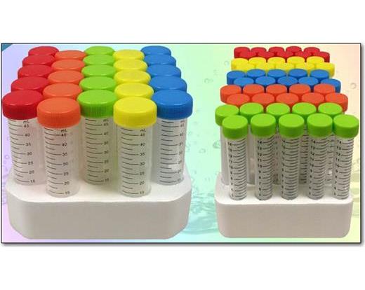 15 &amp; 50mL Centrifuge Tubes w/Rainbow caps