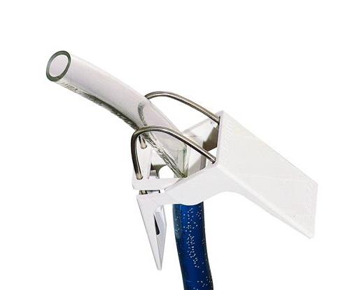 Spring-style tubing clamp