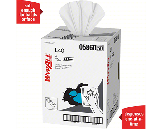 WYPALL Teri Disposable Wiper in the Pop-Up Box