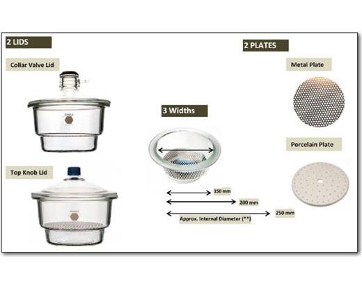 Desiccator Accessories- Plate and Lid