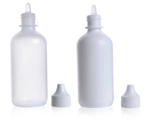 Wheaton Dropping Bottles with Cap and tip