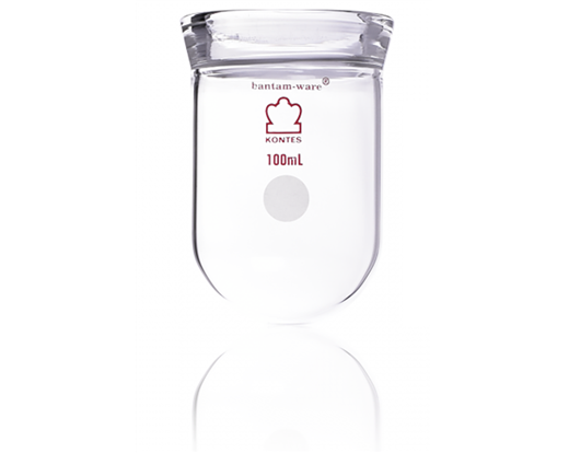 KIMBLE KONTES Cylindrical Reaction Flask 100mL