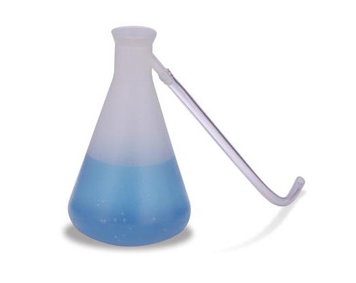 Filtering flask with side arm