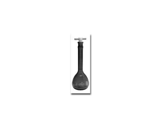 Flask, Volumetric, RAY-SORB, Class A, with Color-Coded PTFE ST Stopper, Kimble