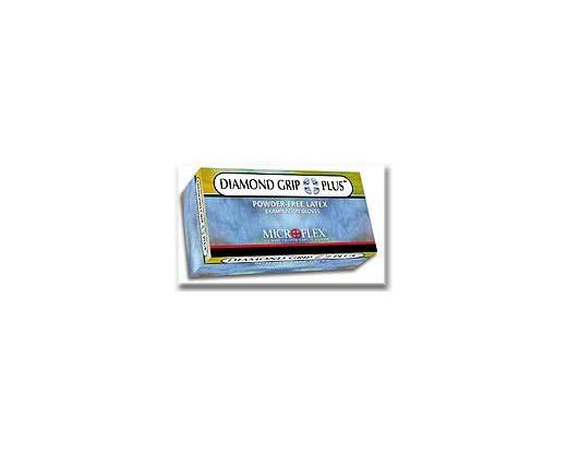 Diamond Grip Plus<font size=-1><sup>TM</sup></font> Powder-Free Latex Exam Glove
