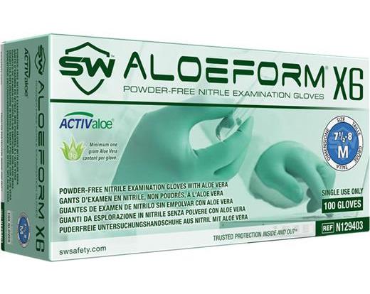 AloeForm ACTIValoe Nitrile Exam Gloves