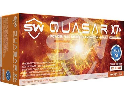 Quasar X7+ Nitrile Exam Gloves