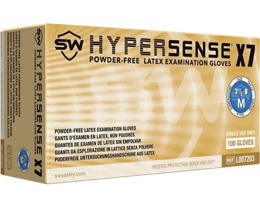 Hypersense X7 Latex Powder-Free Exam Gloves
