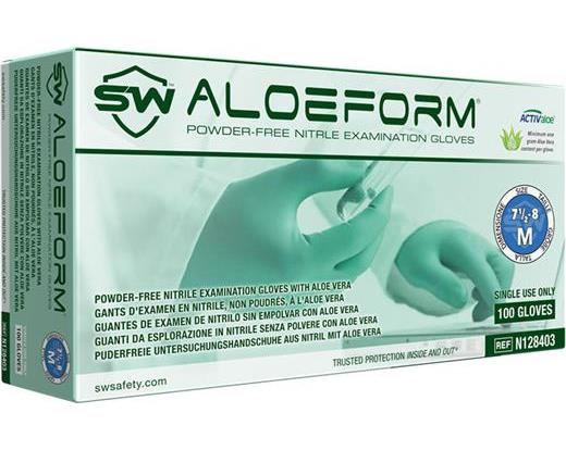 AloeForm ACTIValoe Nitrile Exam Gloves
