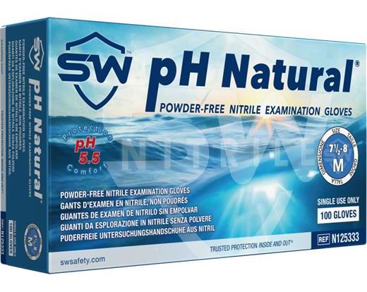 pH Natural Nitrile Exam Gloves