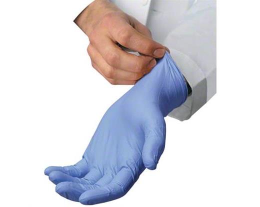 Blue Nitrile Exam Glove
