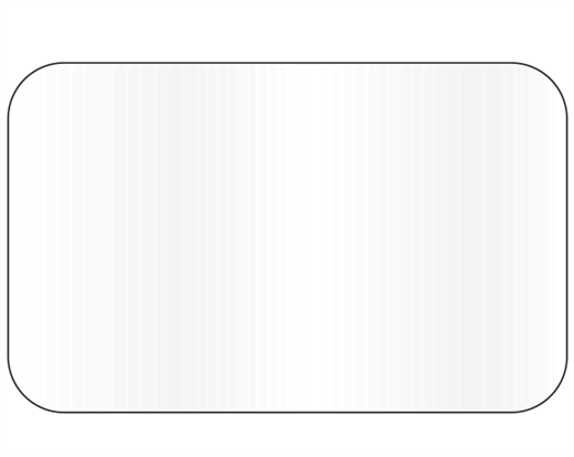 Satin Cloth Label; White