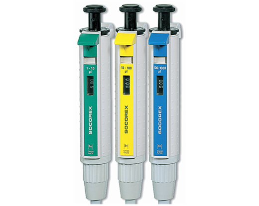 SOCOREX CALIBRA digital 822 Micro / 832 Macro Pipettes