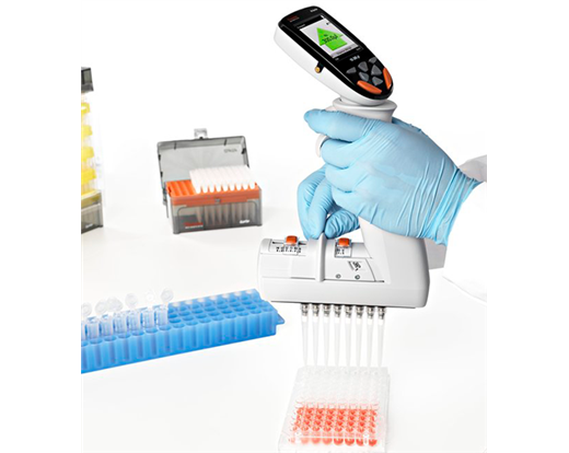 E1-ClipTip Electronic Adjustable Tip Spacing Multichannel Equalizer Pipettes