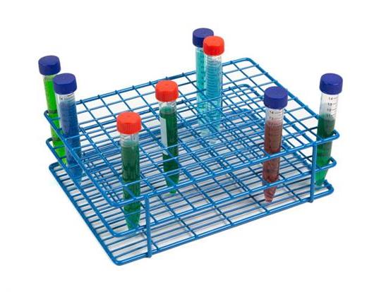 Blue HDPE Coated Wire Rack