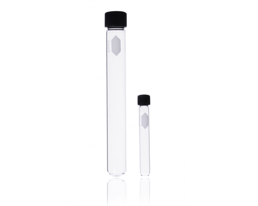 Tube, Culture, Screw Cap with PTFE-Faced Rubber Liner, Unattached, Kimble