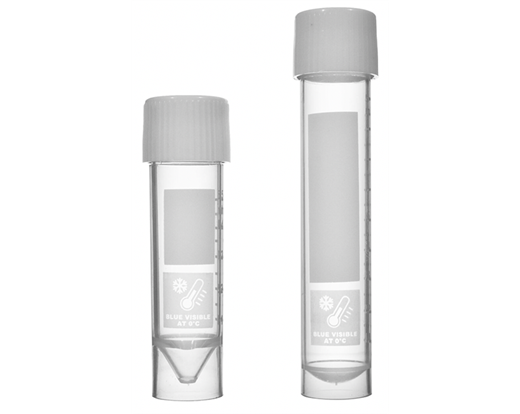 Transport Tubes with Temperature Indicator