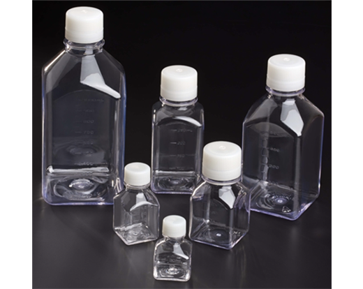 PETG Square Media Bottles