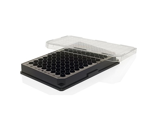 Nunc F96 MicroWell Black and White Polystyrene Plate