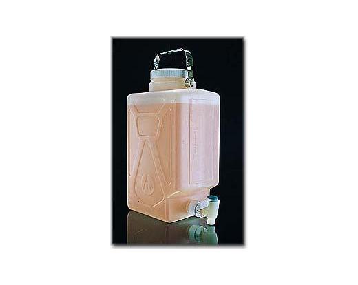 NALGENE&amp;reg; 2327 Fluorinated Rectangular Carboys with Spigot, fluorinated high-density polyethylene