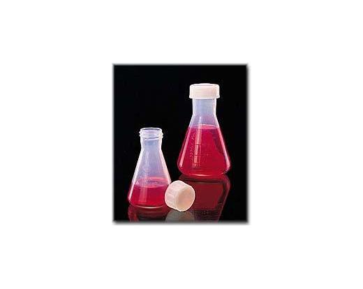 NALGENE&amp;reg; 4106 Erlenmeyer Flasks with Screw Closure, Teflon FEP, Tefzel ETFE closure