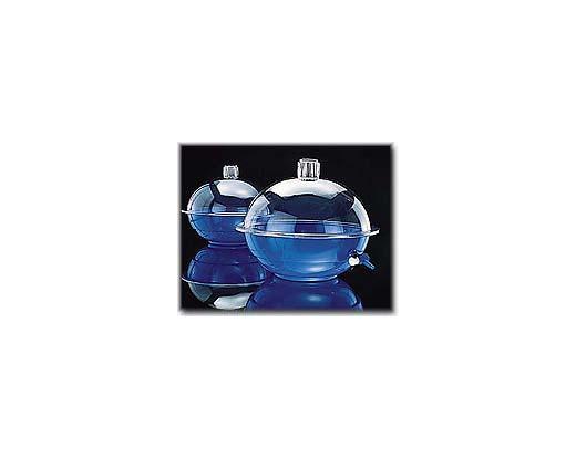NALGENE&amp;reg; 5309, 5310 Desiccators, 250mm polycarbonate cover; blue polypropylene body and stopcock