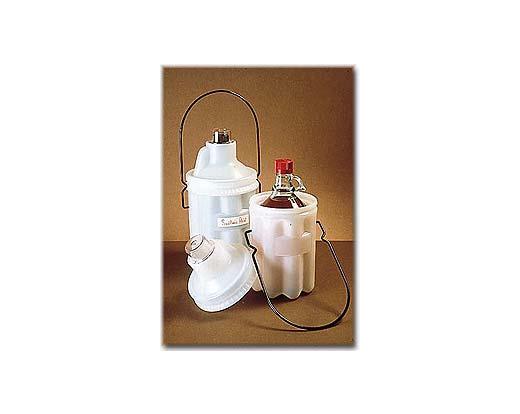 NALGENE&amp;reg; 6501 Safety Bottle Carriers, low-density polyethylene; carbonate cap; epoxy-coated hand