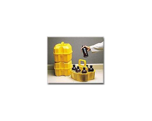 NALGENE&amp;reg; 6505 Safety Half-Liter Bottle Carrier, linear low-density polyethylene